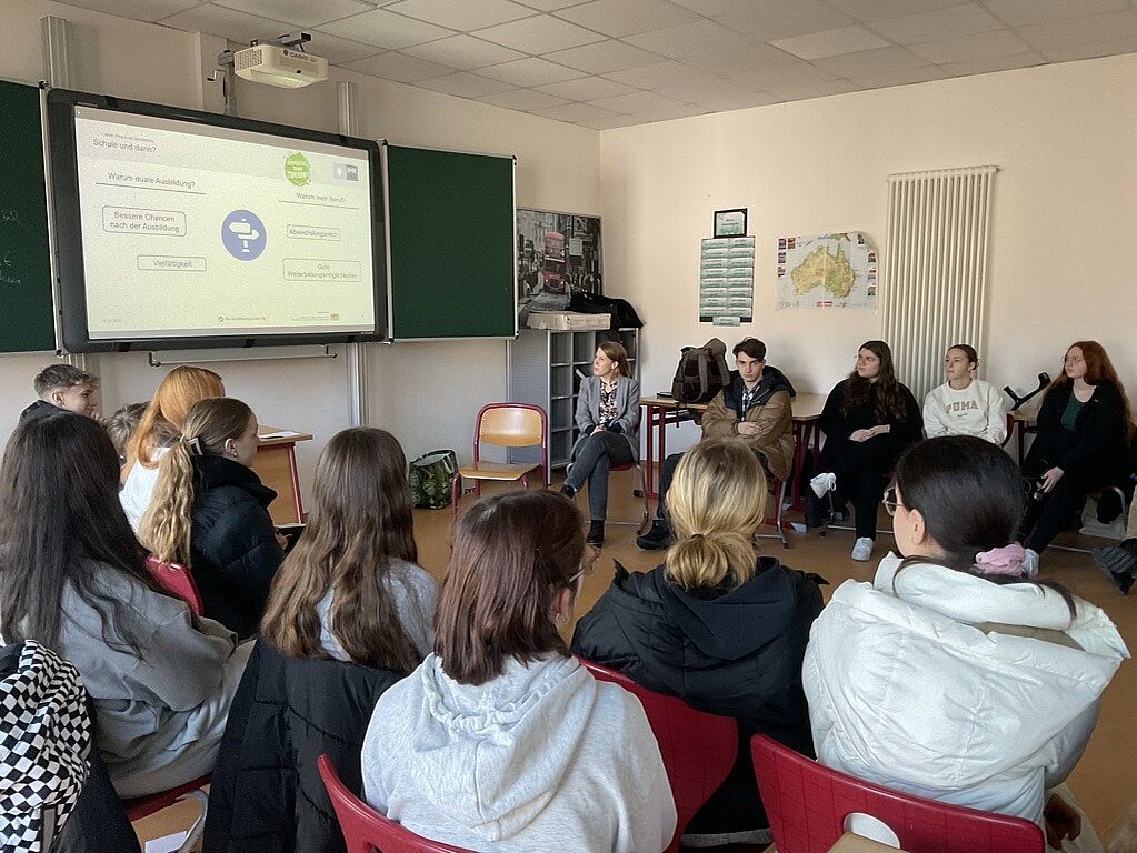 Die AusbildungsScouts zu Gast bei den 9.Klassen