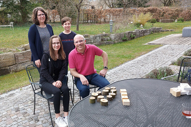 Holzwürfel aus der Werkstatt der Familie Hörber 