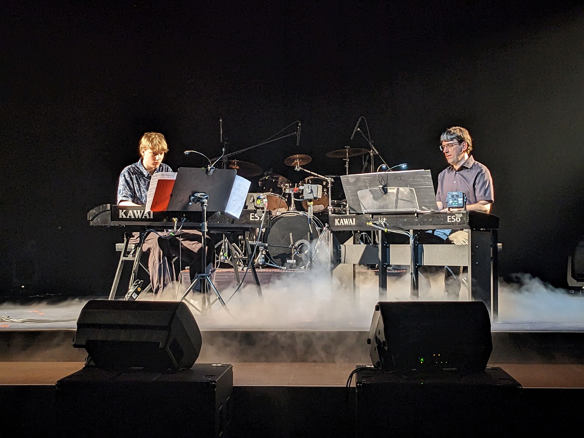 Piano-Duo von Moritz und Herrn Burger