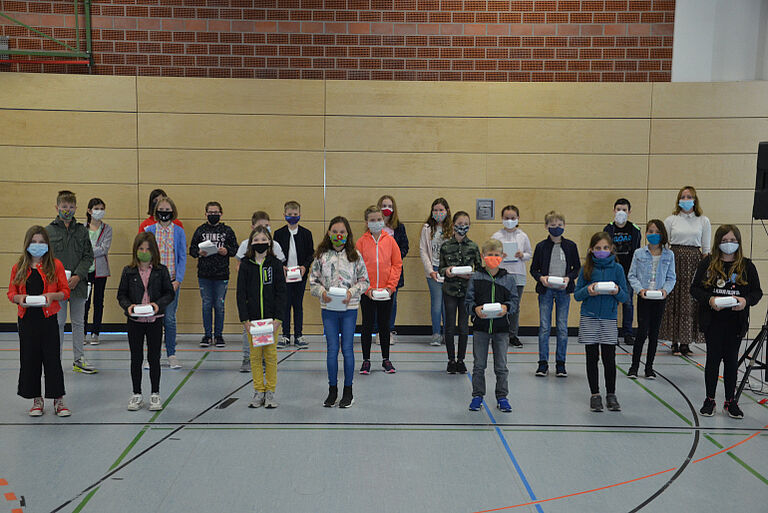 Klasse 5b mit Frau Bing