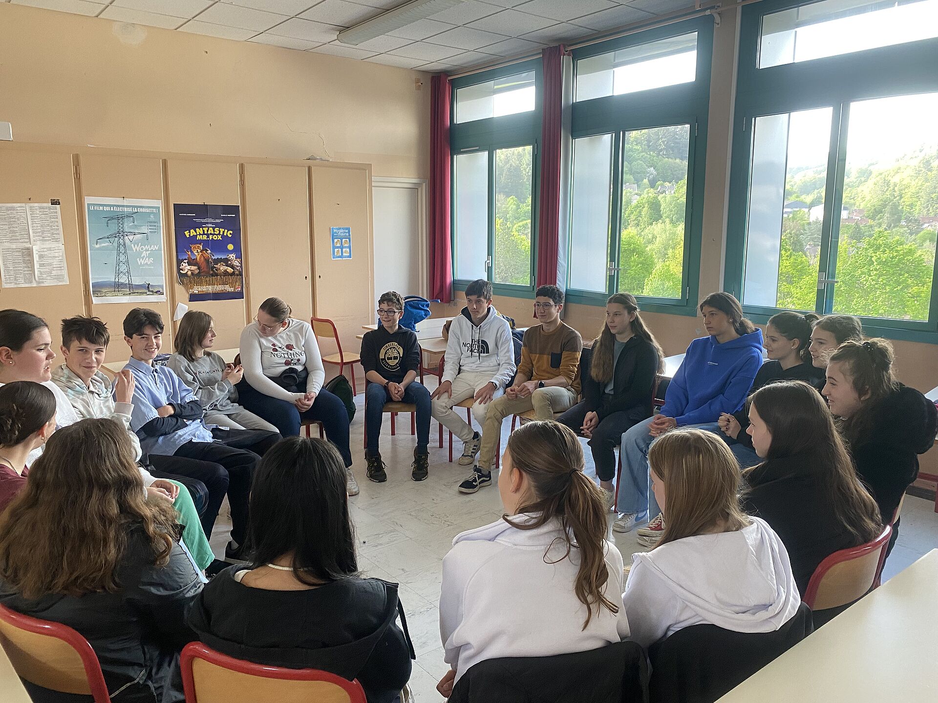 Im Collège Eymoutiers