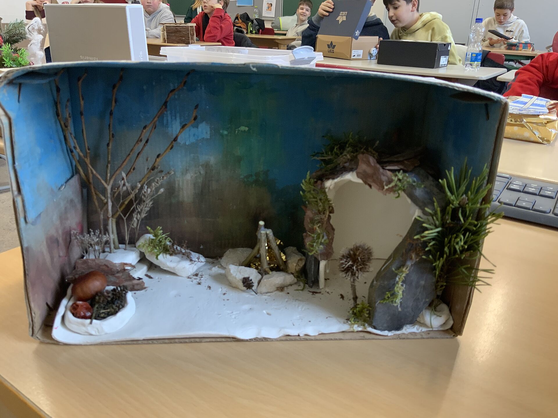 Geschichte zum Anfassen. Die 6B auf Zeitreise im Schuhkarton