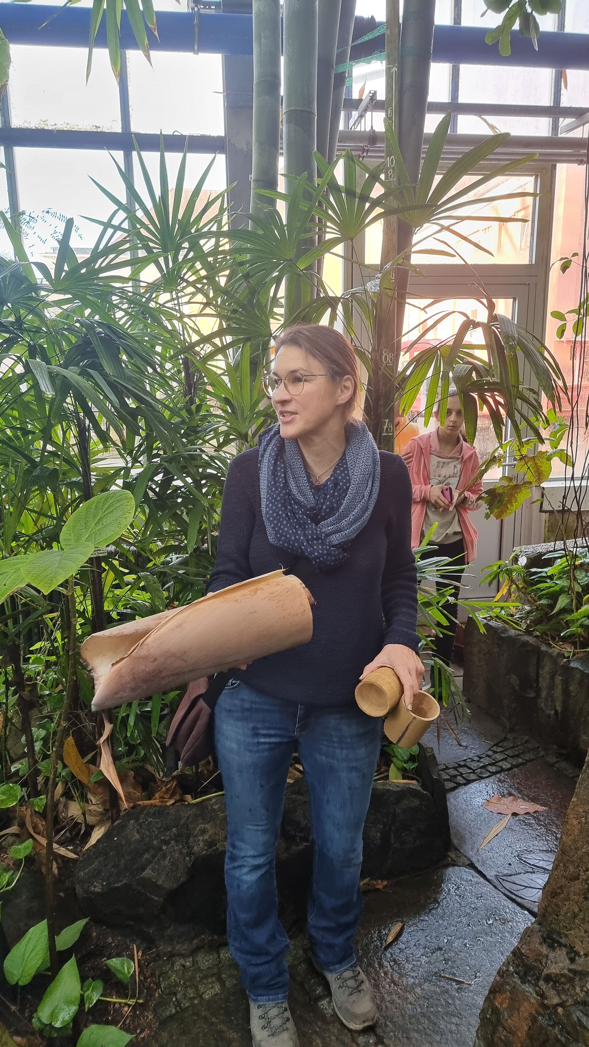 Exkursion in den botanischen Garten