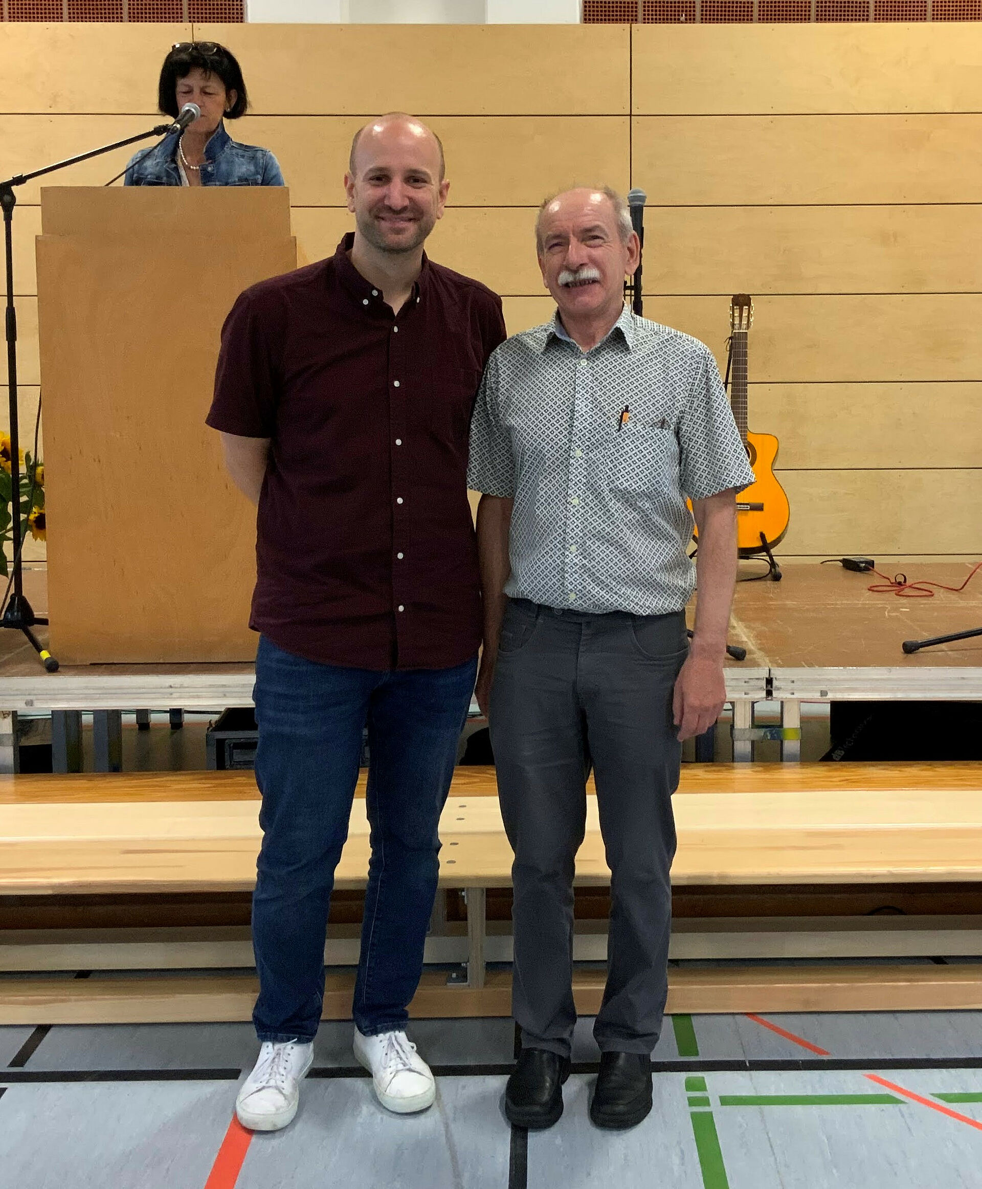 Herr Rosenberger und Herr Weber
