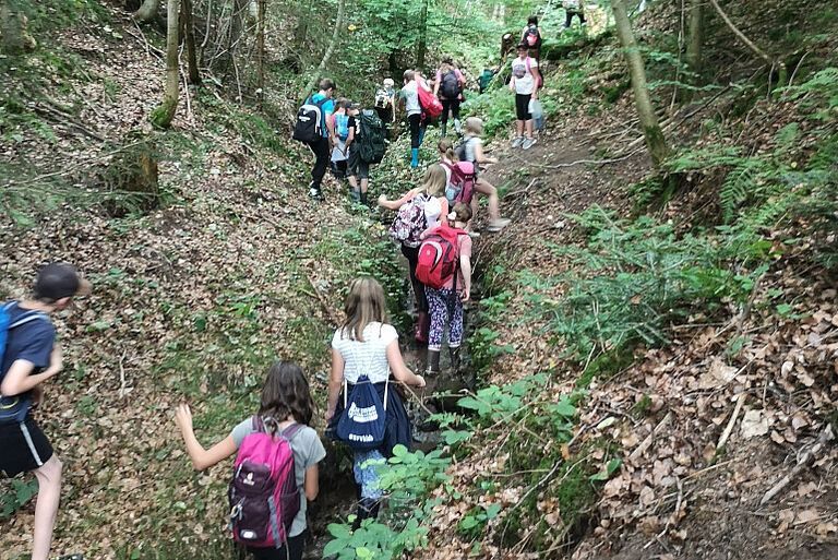 Wanderung im Canyon