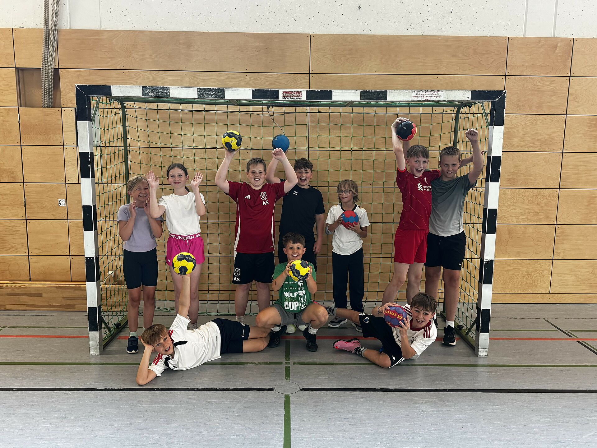 Volle Action in der Profilklasse Handball