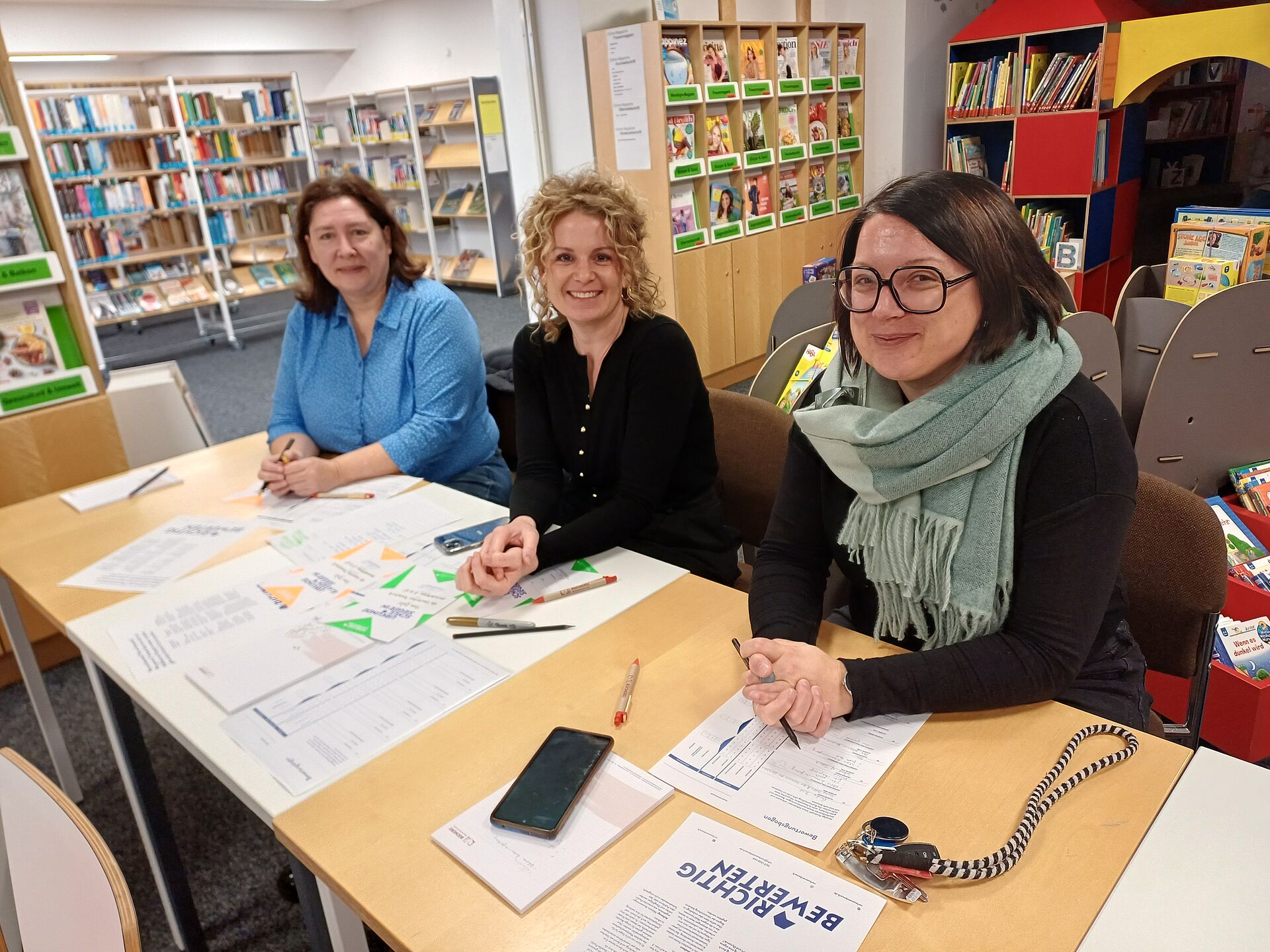 Jury des Vorlesewettbewerbs