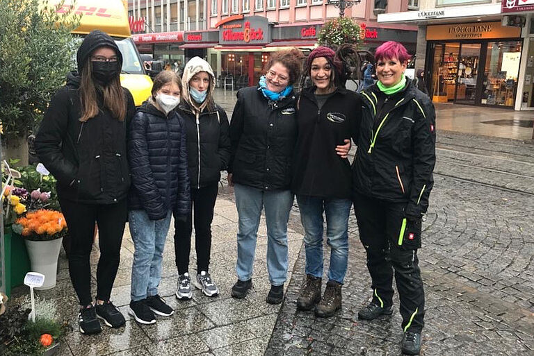 In der Würzburger Innenstadt In der Würzburger Innenstadt